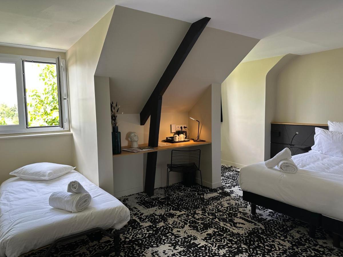 Logis Hotel & Restaurant Le Vert Bocage Franqueville-Saint-Pierre Exterior photo